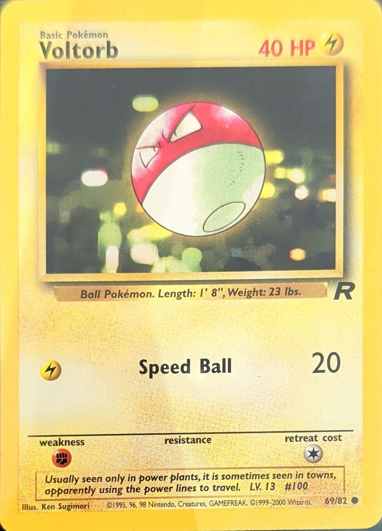 Voltorb Common Team Rocket 69/82 MP