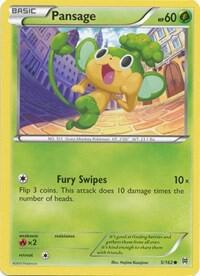 Pansage Common XY - BREAKthrough 5/162 MP (Back)