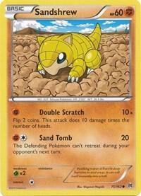 Sandshrew Common XY - BREAKthrough 75/162 MP (Back)