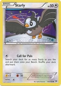 Starly Common XY - BREAKthrough 125/162 MP (Back)