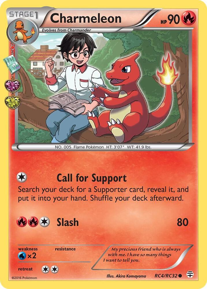 Charmeleon Common Generations: Radiant Collection RC4/RC32 MP (Back)