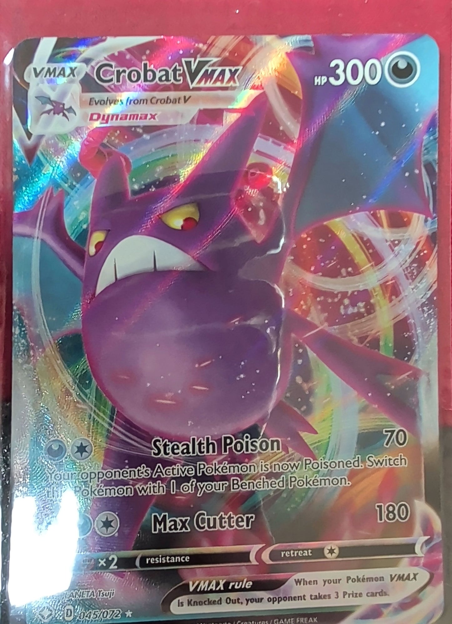 Crobat VMAX Ultra Rare Shining Fates 045/072 MP