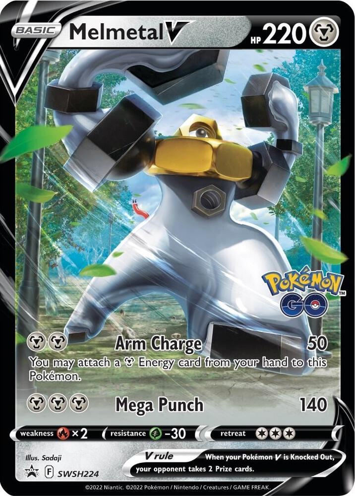 Melmetal V - Promo SWSH: Sword & Shield Promo Cards SWSH224 MP (Back)