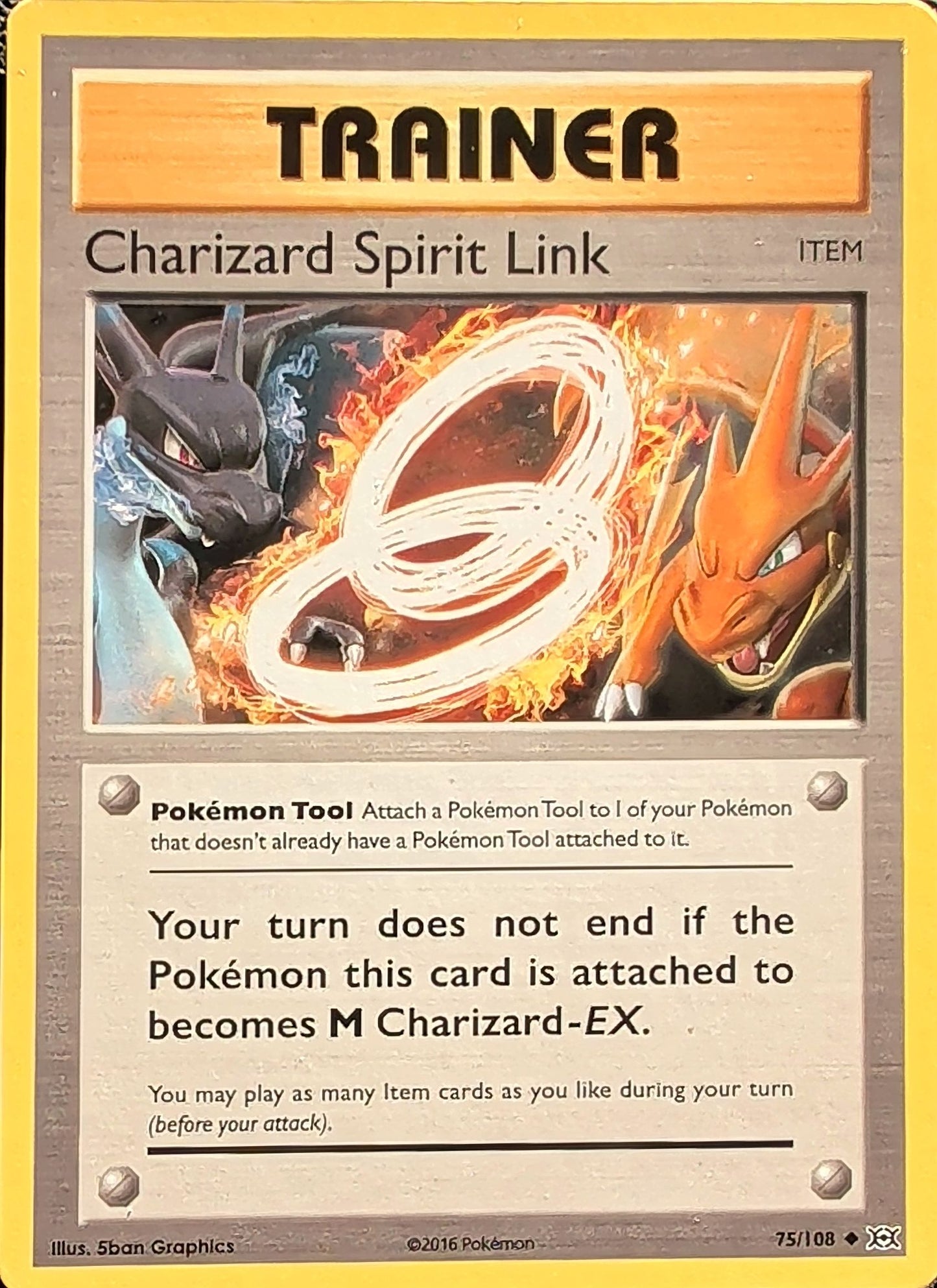 Charizard Spirit Link Uncommon XY - Evolutions 75/108 MP