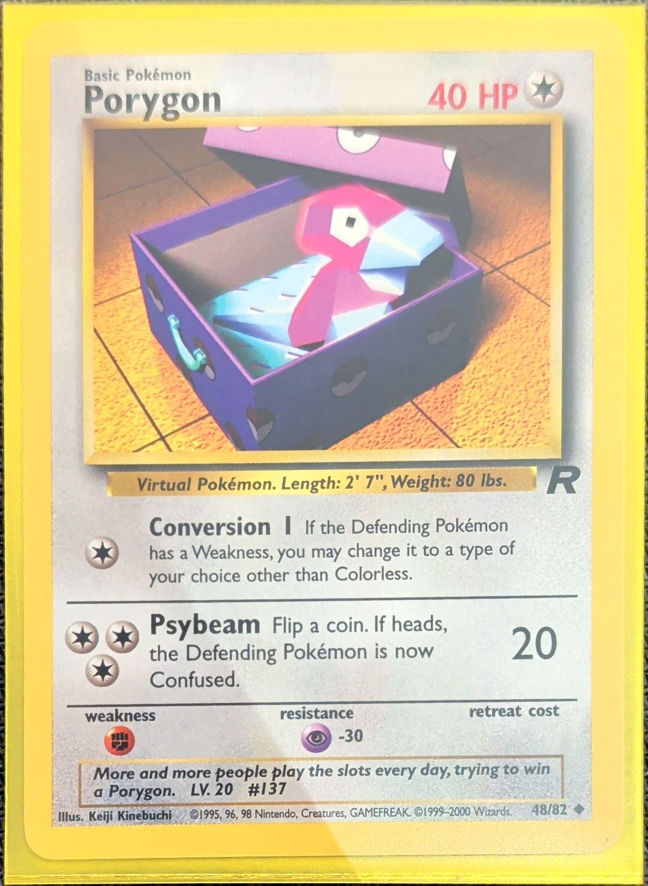 Porygon Uncommon Team Rocket 48/82 MP