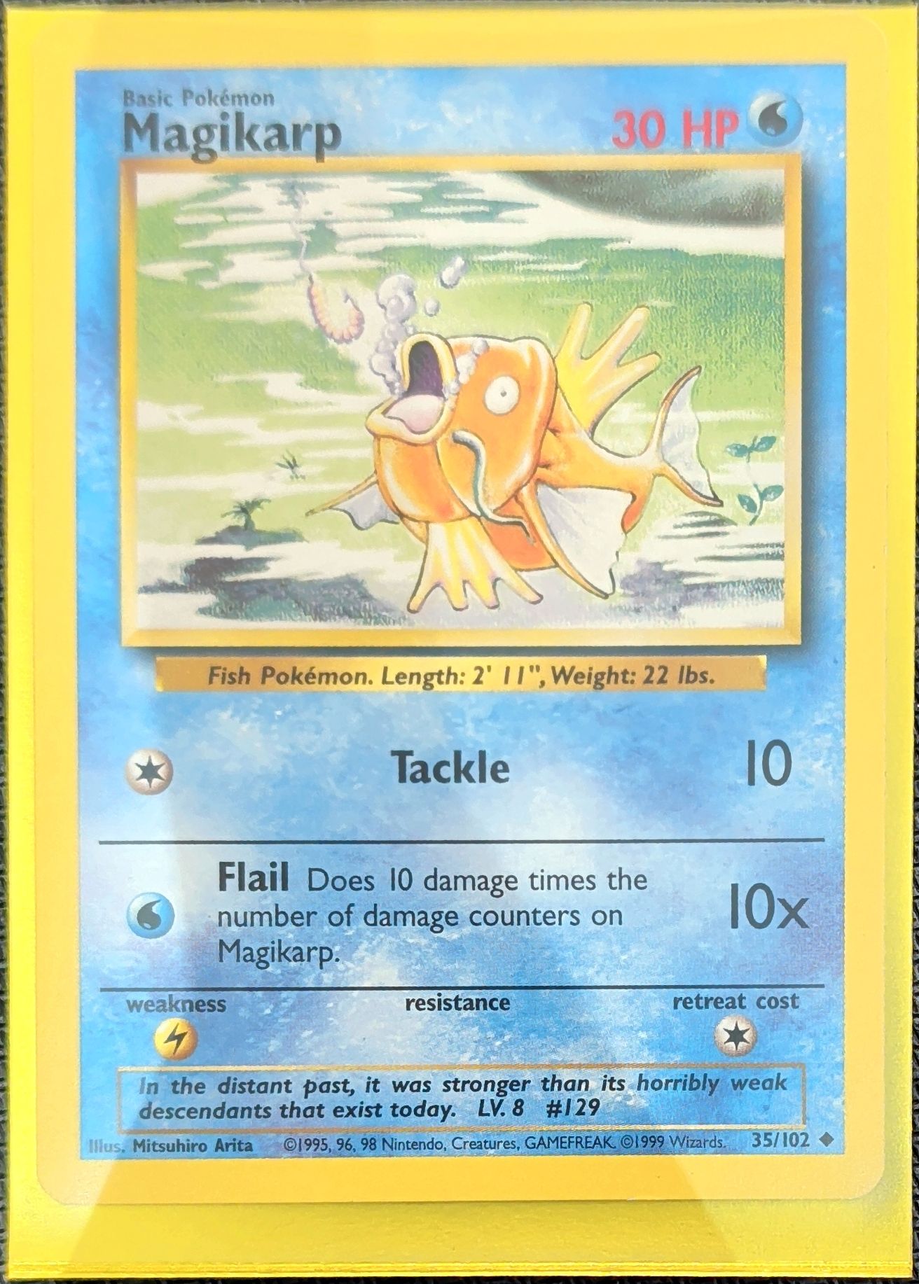 Magikarp Uncommon Base Set 035/102 MP