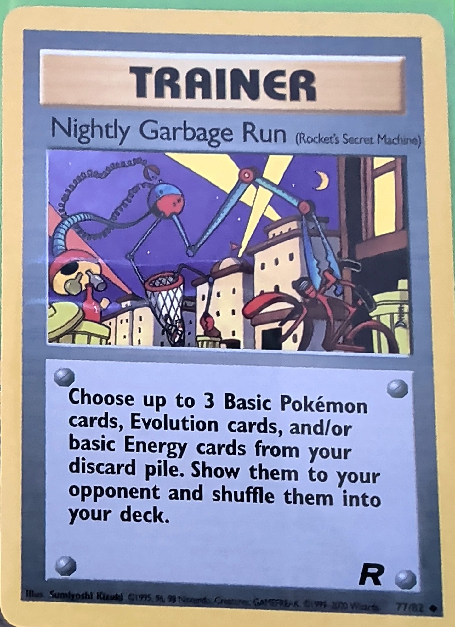 Nightly Garbage Run (Rocket's Secret Machine) Uncommon Team Rocket 77/82 MP