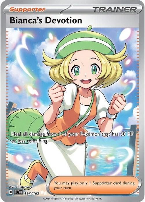 Bianca's Devotion Ultra Rare SV05: Temporal Forces 197/162 NM (Back)