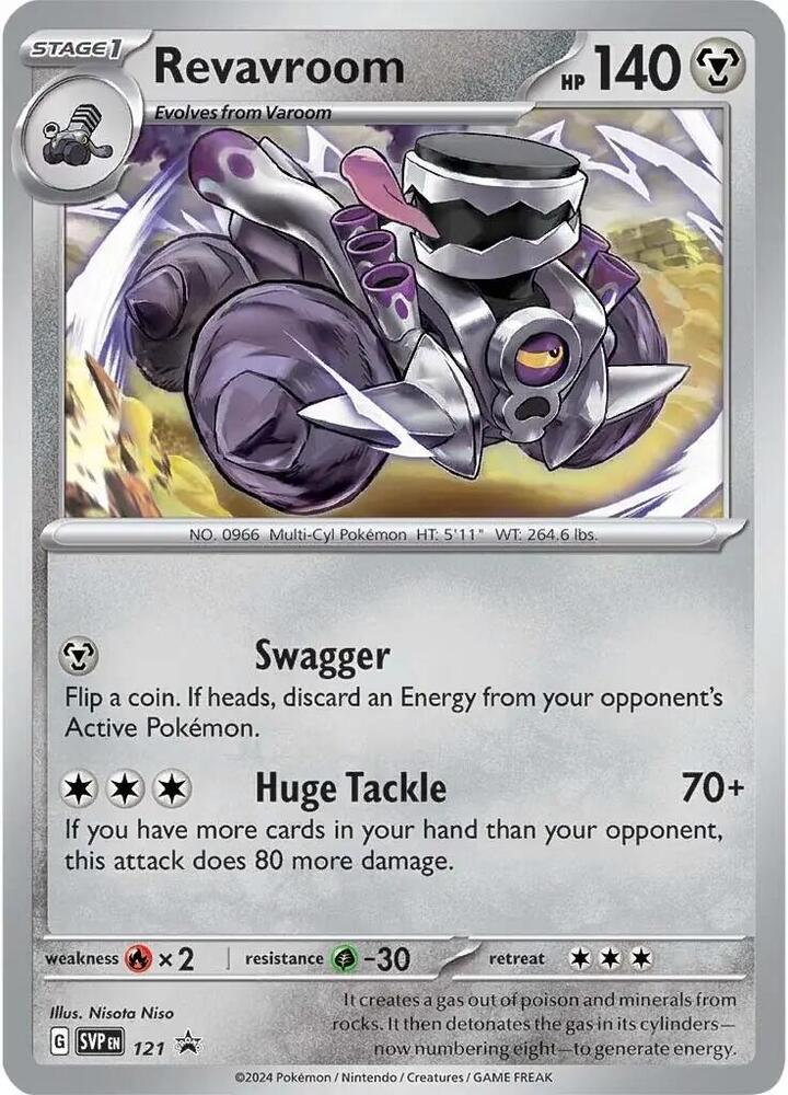 Revavroom Promo SV: Scarlet & Violet Promo Cards 121 NM (Back)