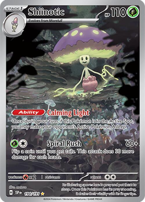 Shiinotic - Illustration Rare SV08: Surging Sparks 194/191 MP (Back)