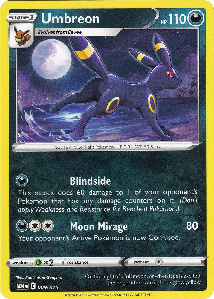 Umbreon Promo McDonald's Promos 2024 009/015 NM