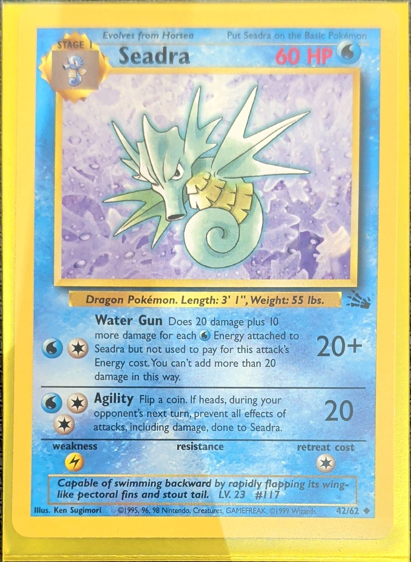 Seadra Uncommon Fossil 42/62 MP