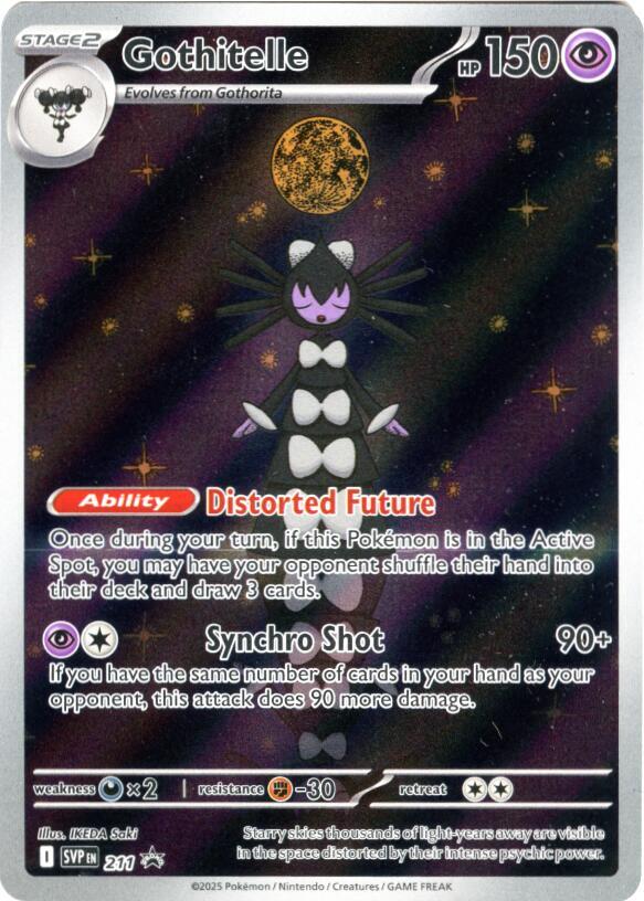 Gothitelle Promo SV: Scarlet & Violet Promo Cards 211 MP (Back)