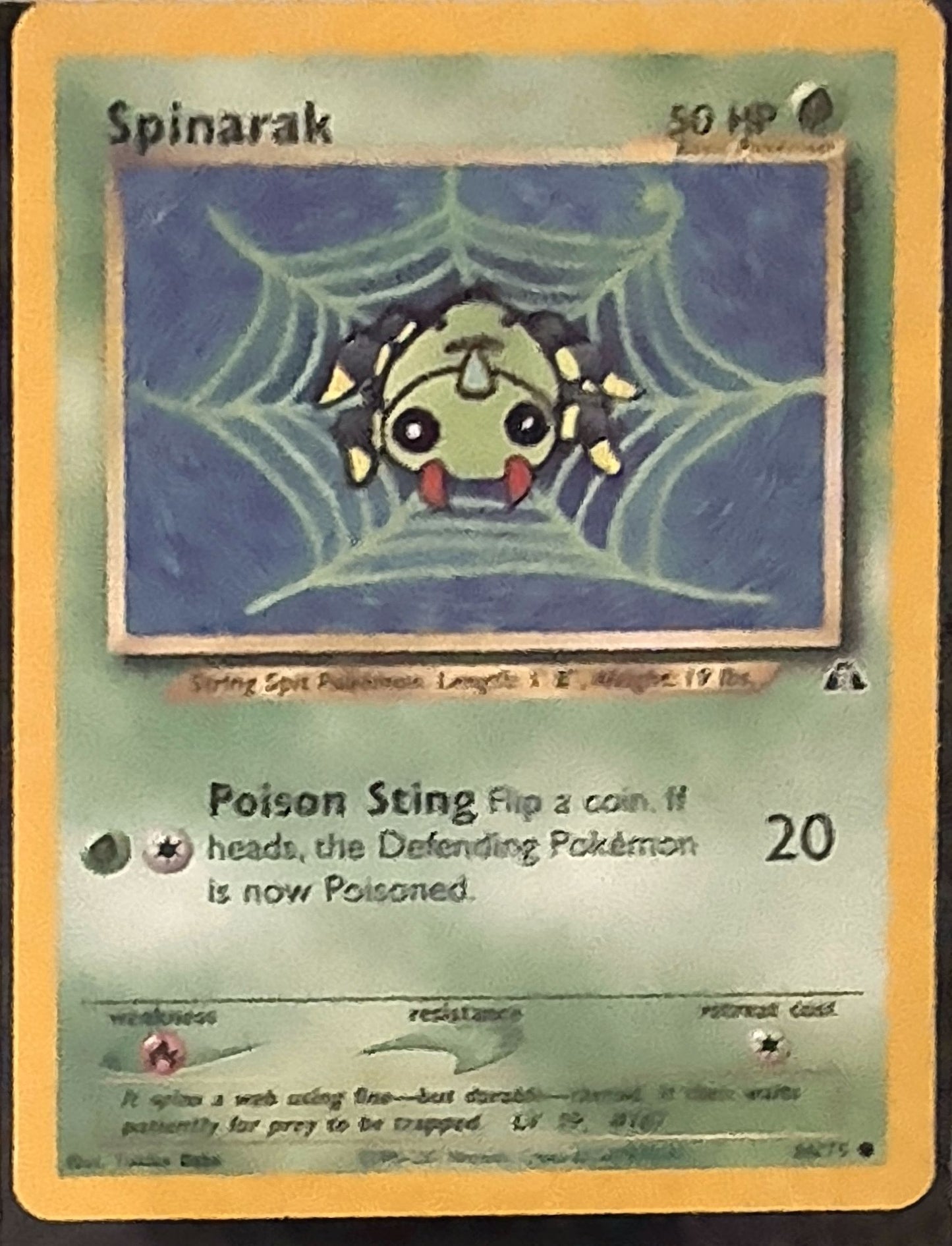 Spinarak Common Neo Discovery 64/75 MP