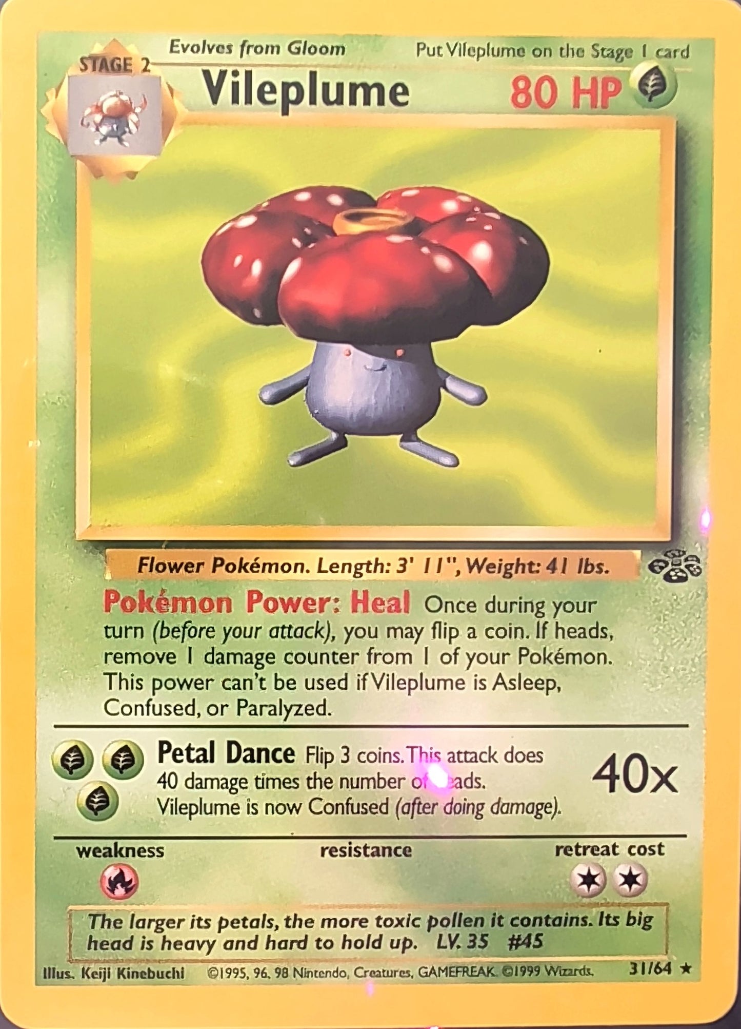 Vileplume (31) Rare Jungle 31/64 MP