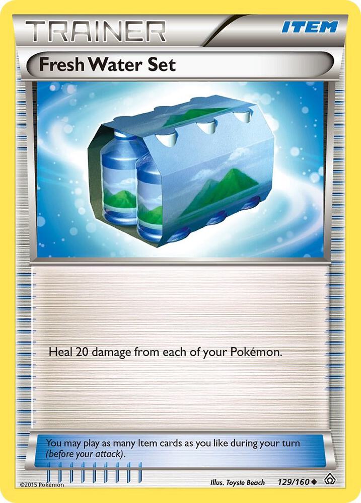 Fresh Water Set Uncommon XY - Primal Clash 129/160 MP (Back)