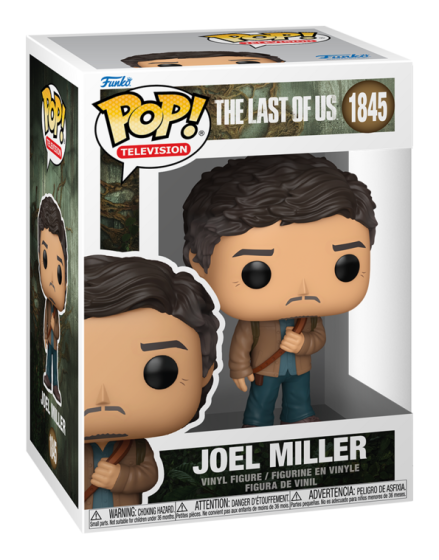 Funko Pop! vinyl figure packaging for Joel Miller from 'The Last of Us' series.