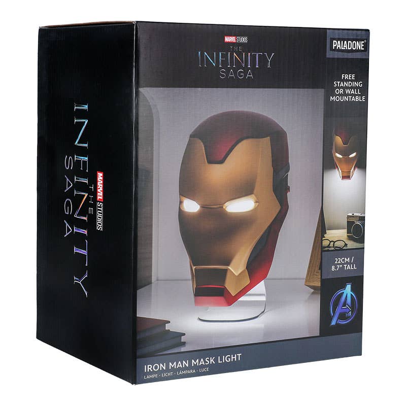 Paladone UK - Marvel Avengers Iron Man Mask Light