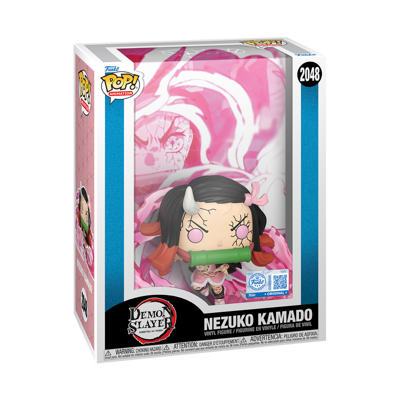 Funko Pop! vinyl figure packaging of Nezuko Kamado from Demon Slayer on a white background