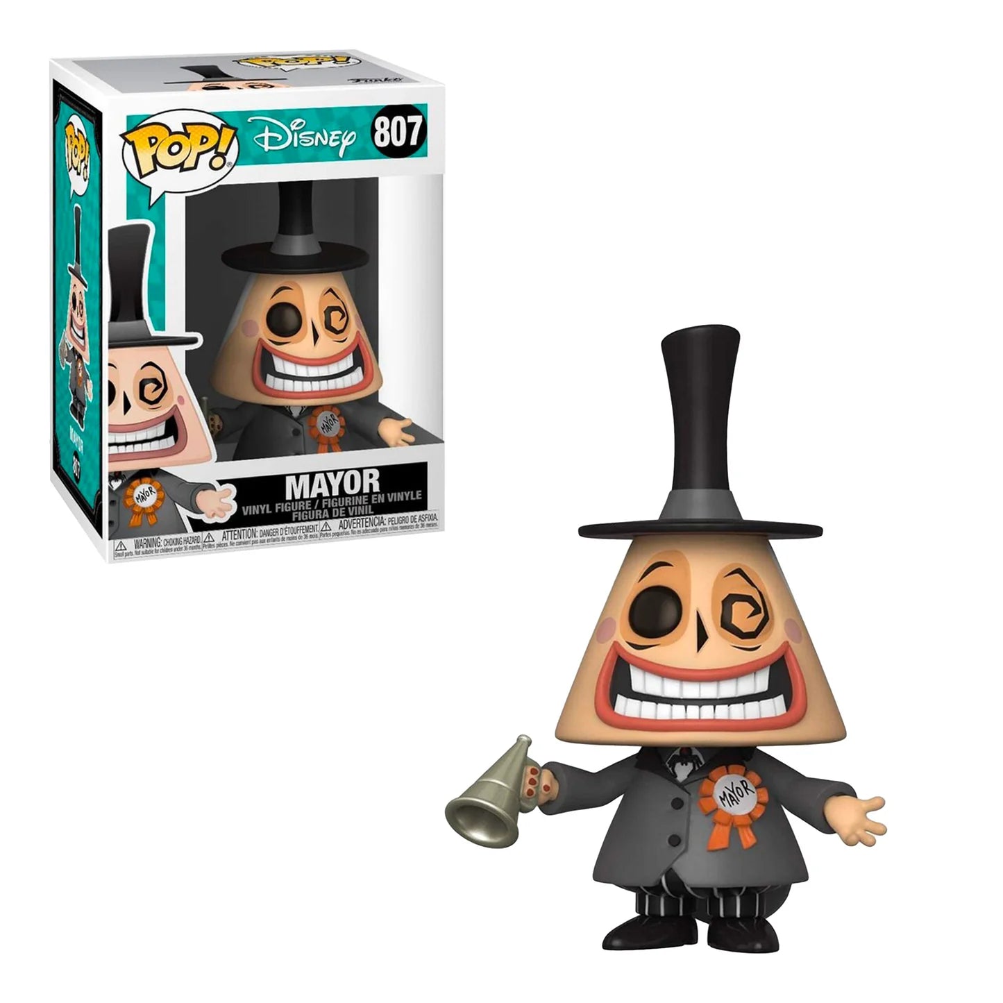 Funko Pop! Disney Mayor figure with packaging on a white background