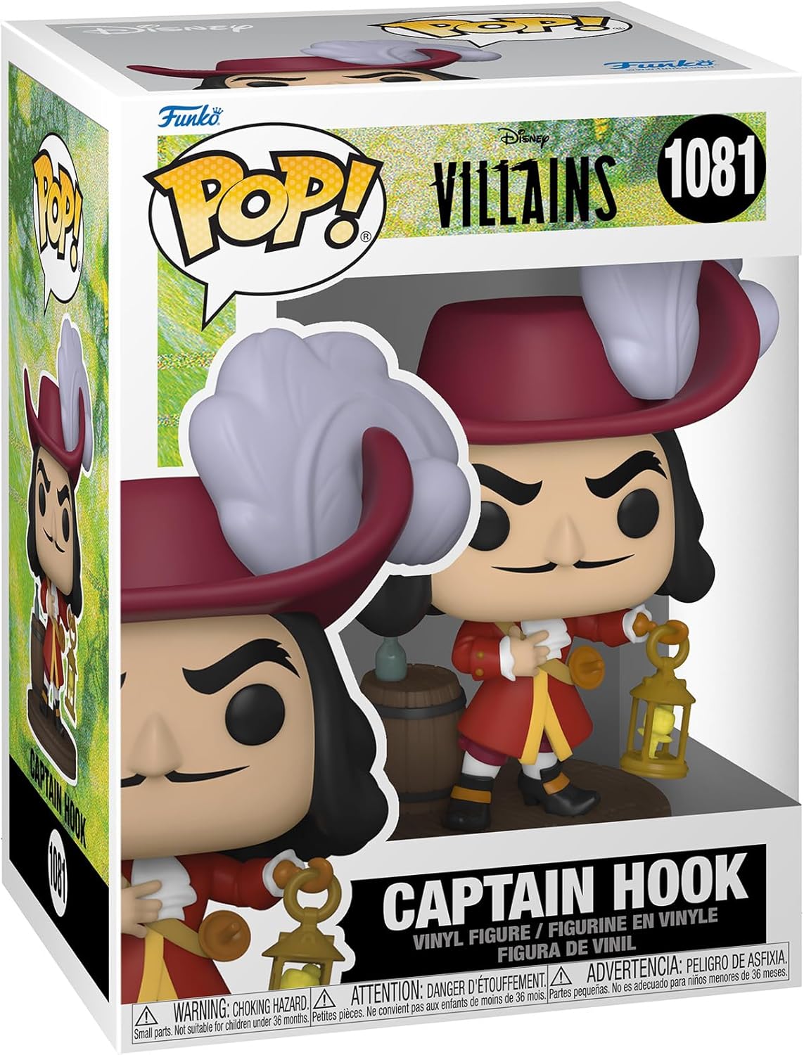 Disney: Villains POP! Disney Vinyl Figure
Captain Hook 9 cm
