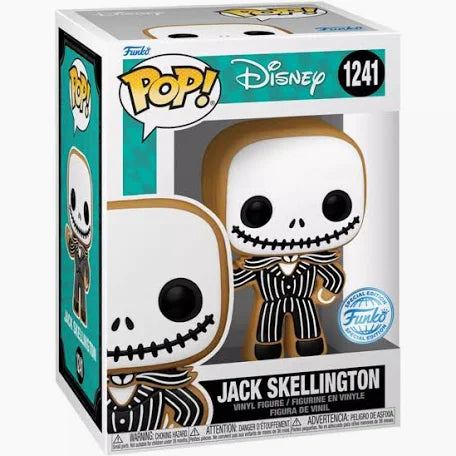 Funko Pop! Jack Skellington vinyl figure packaging with Disney branding