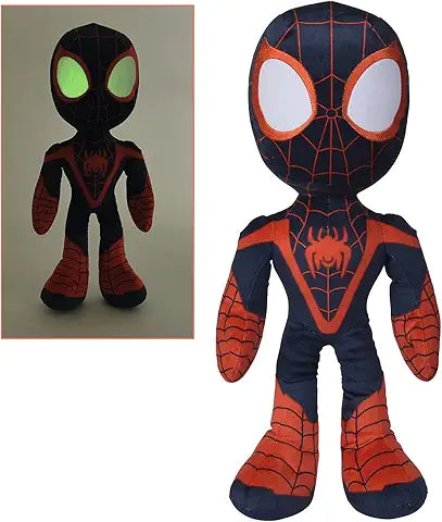 Marvel Plush Figure Glow In The Dark Eyes Miles Morales 25 cm