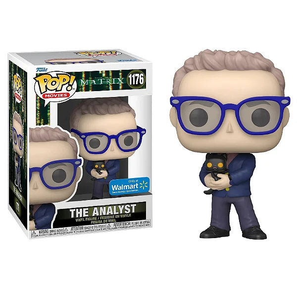 Funko Pop! vinyl figure of The Analyst from the Matrix series with packaging.