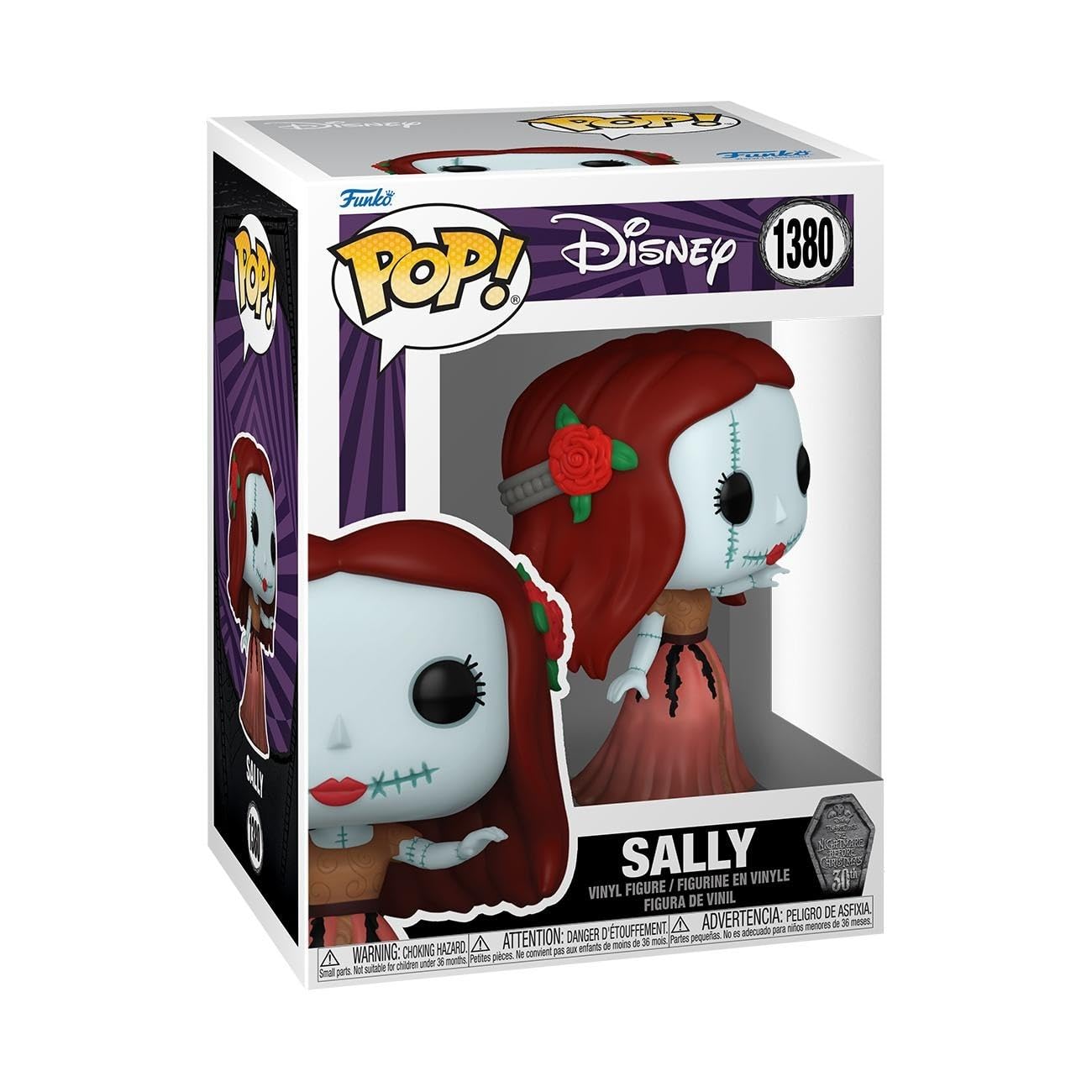 Funko Pop! vinyl figure packaging of Sally from Disney's Nightmare Before Christmas