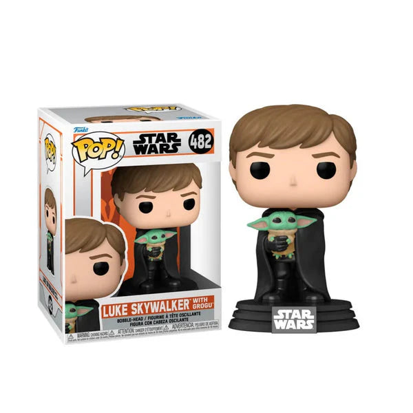 Luke Skywalker with Grogu Funko Pop! #482