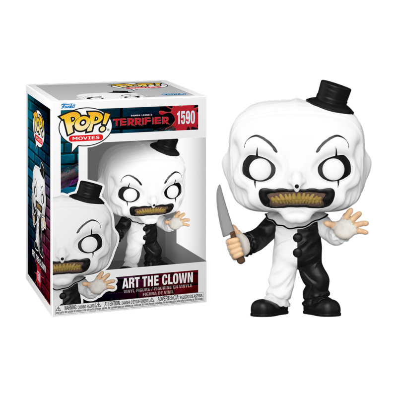 Funko Pop! Art the Clown figure with packaging on a white background
