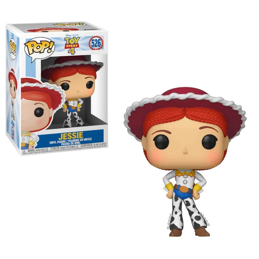 Funko Pop! vinyl figure of Jessie from Toy Story 4 with packaging on a white background