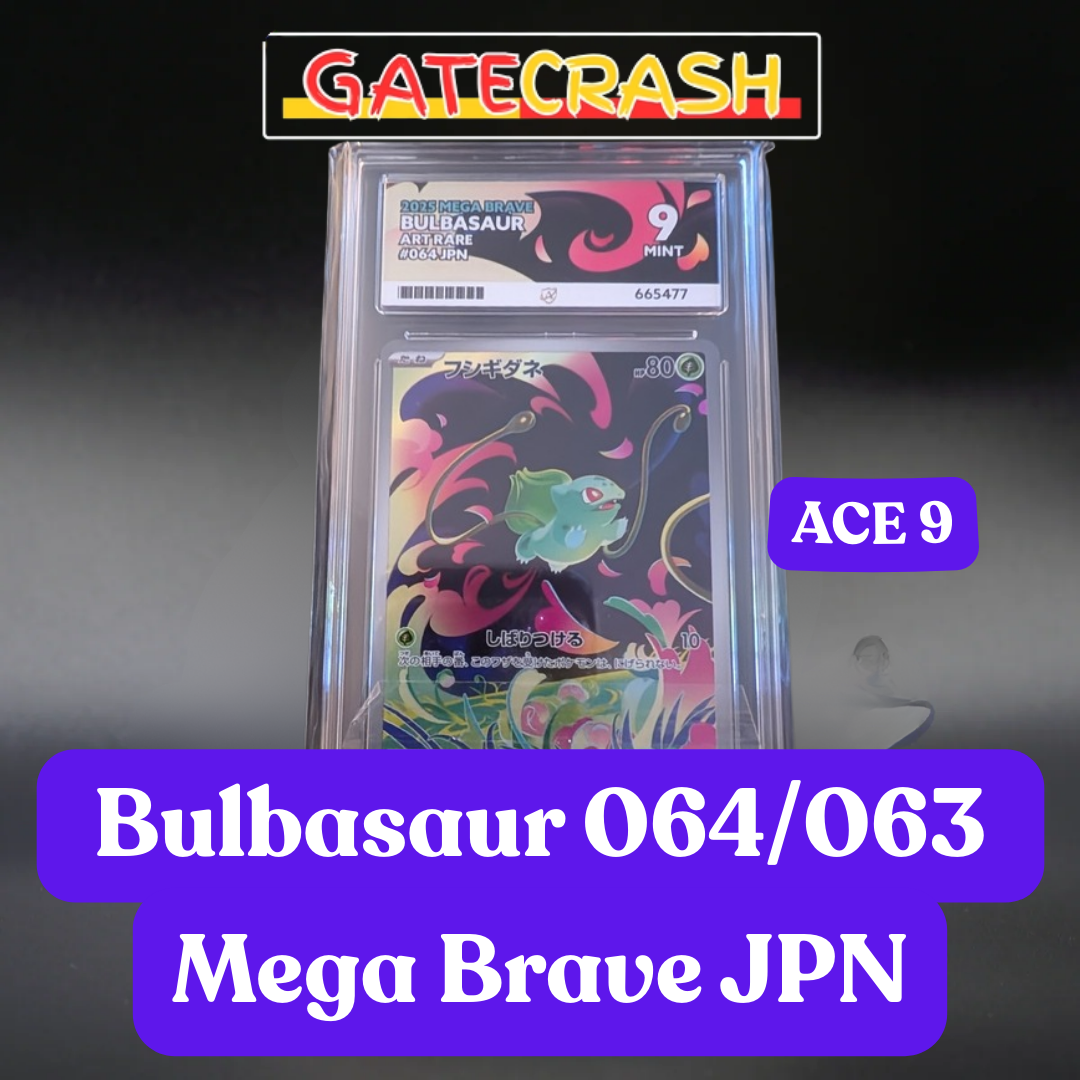 2025 Pokemon | Bulbasaur 064/063 | Mega Brave JPN | Ace 9