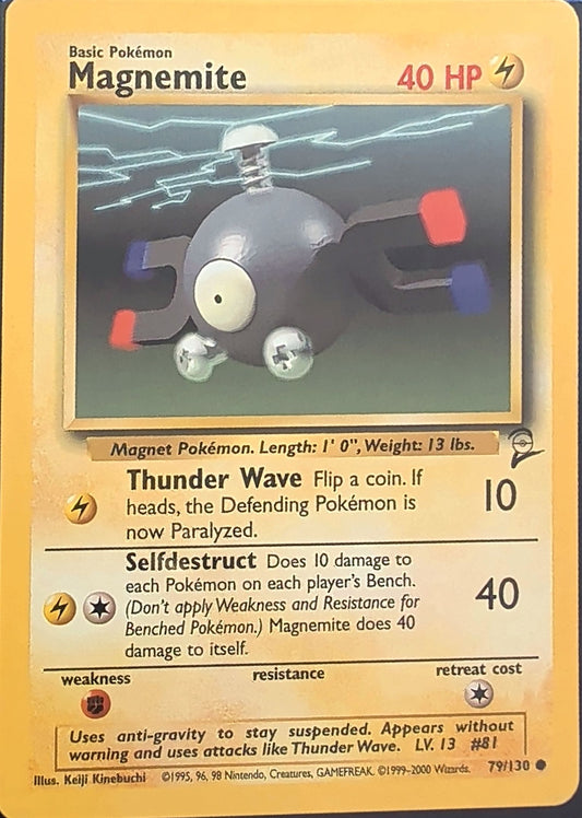 Zubat Common Fossil 57/62 MP (Back)