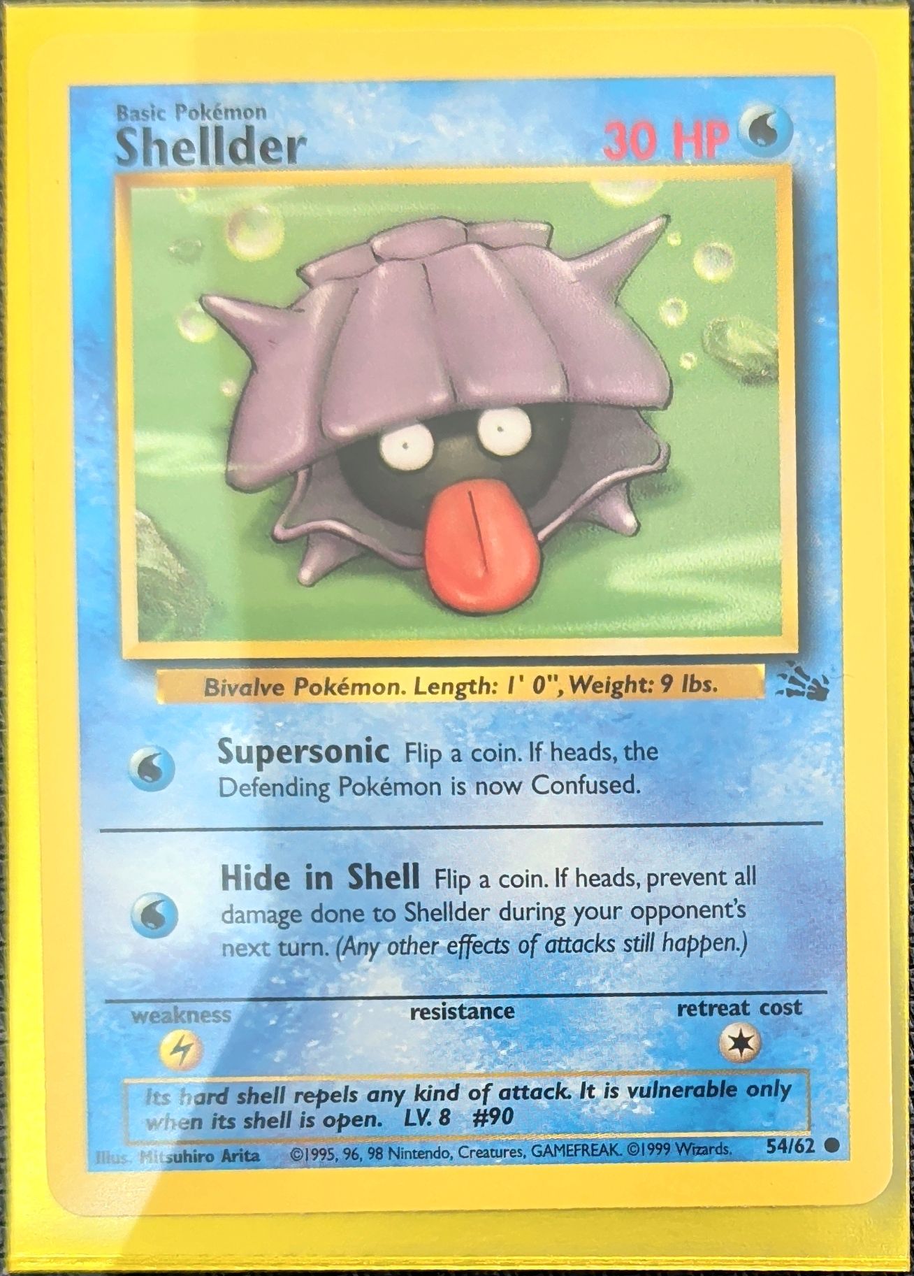 Shellder Common Fossil 54/62 MP