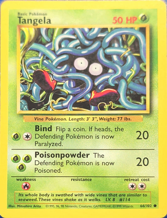 Bellsprout Common Base Set 2 066/130 MP (Back)