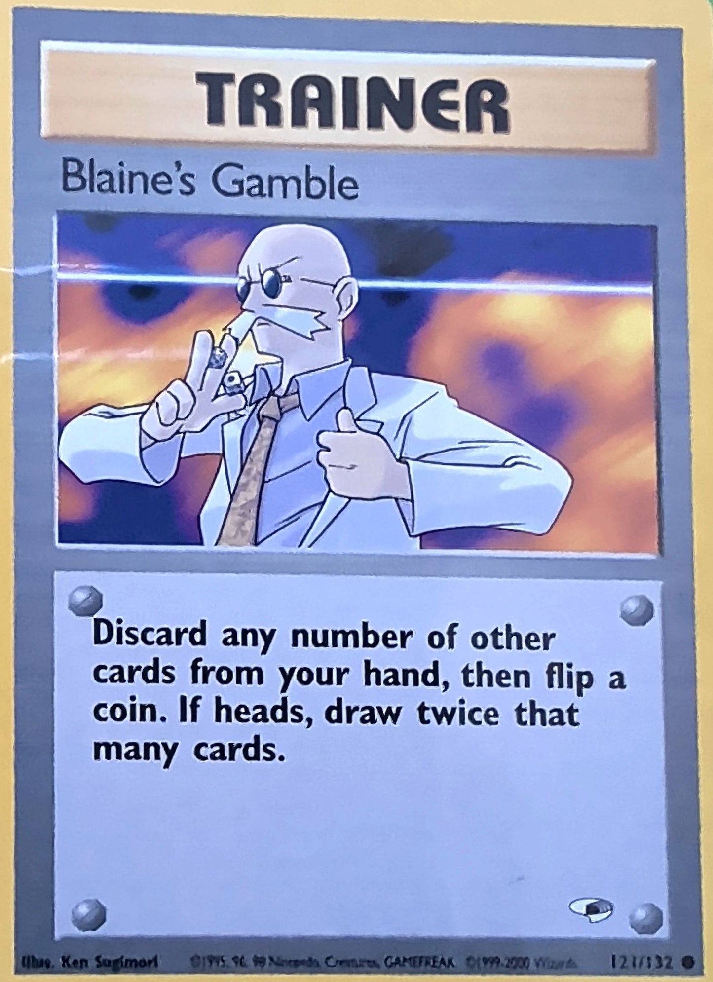 Blaine's Gamble Common Gym Heroes 121/132 MP
