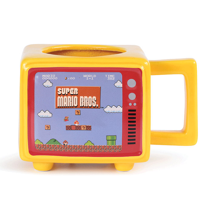 Pyramid International - Super Mario Bros (Like a Boss) Retro Tv Heat Change Mug