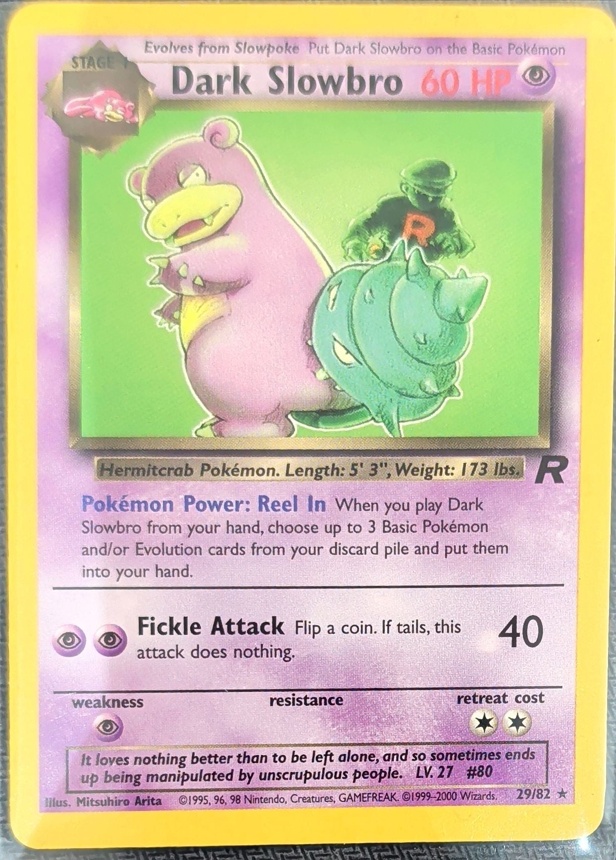 Dark Slowbro (29) Rare Team Rocket 29/82 MP