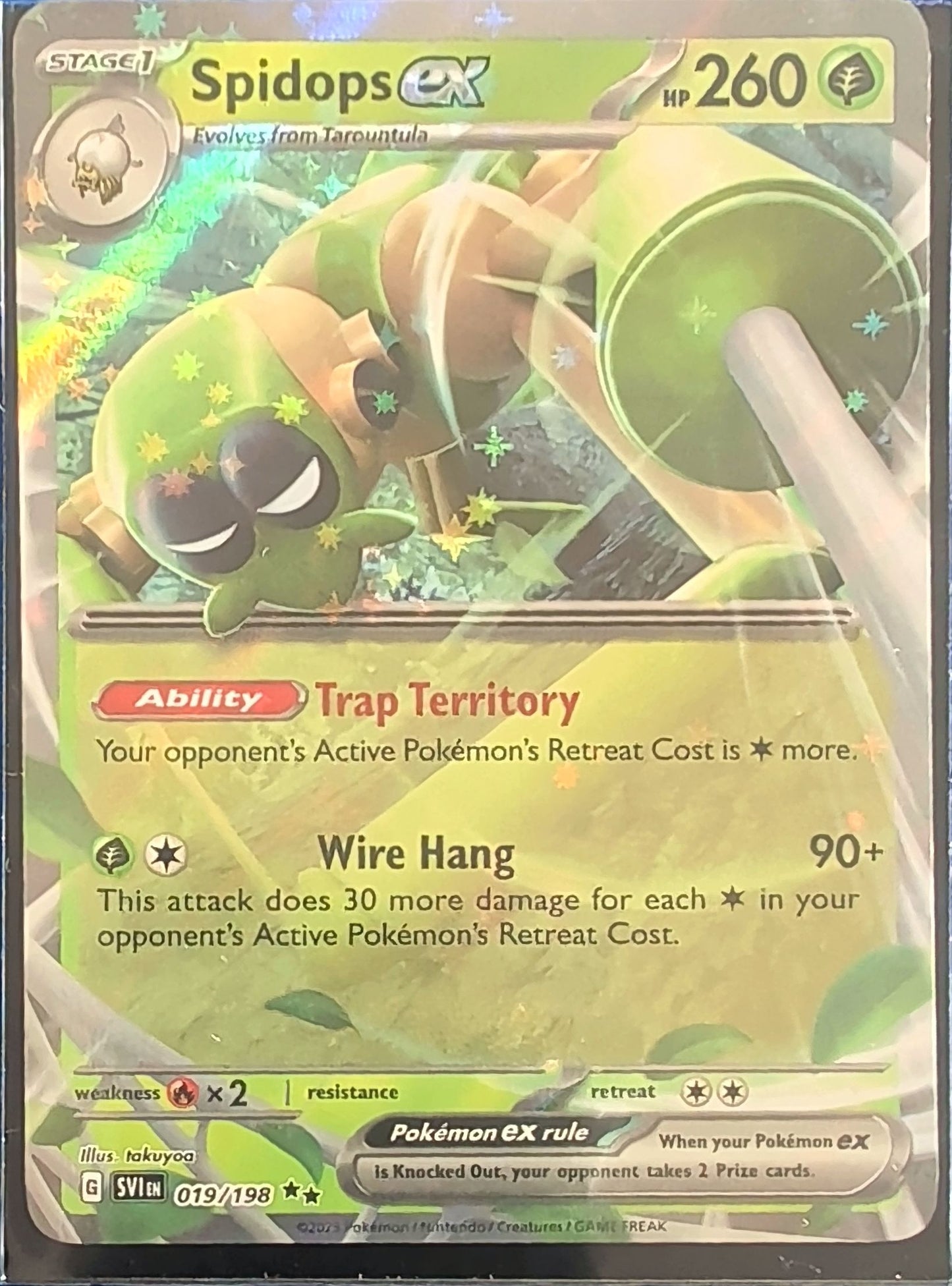 Spidops ex Double Rare Prize Pack Series Cards 019/198 MP