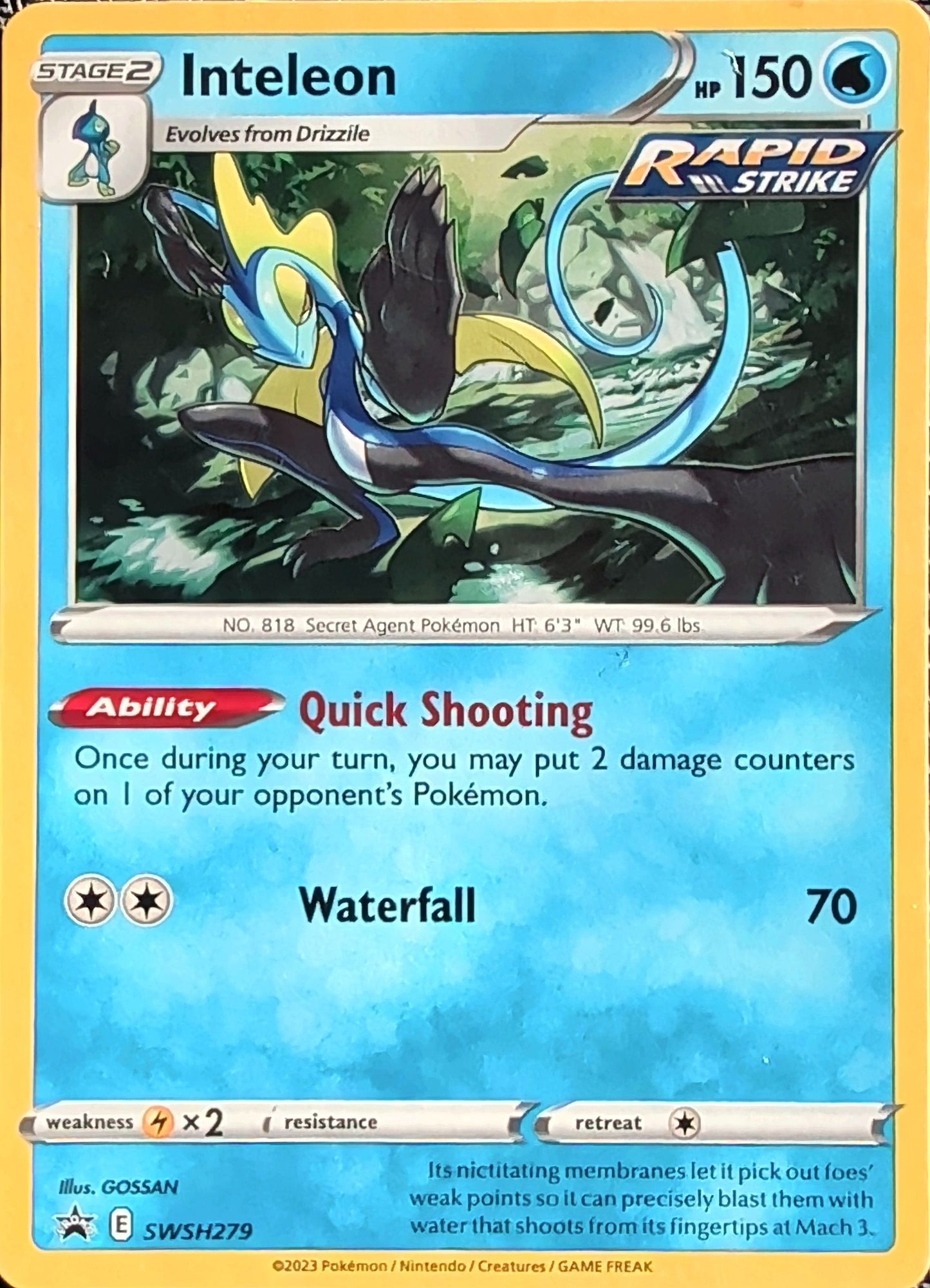 Inteleon - Promo SWSH: Sword & Shield Promo Cards SWSH279 MP