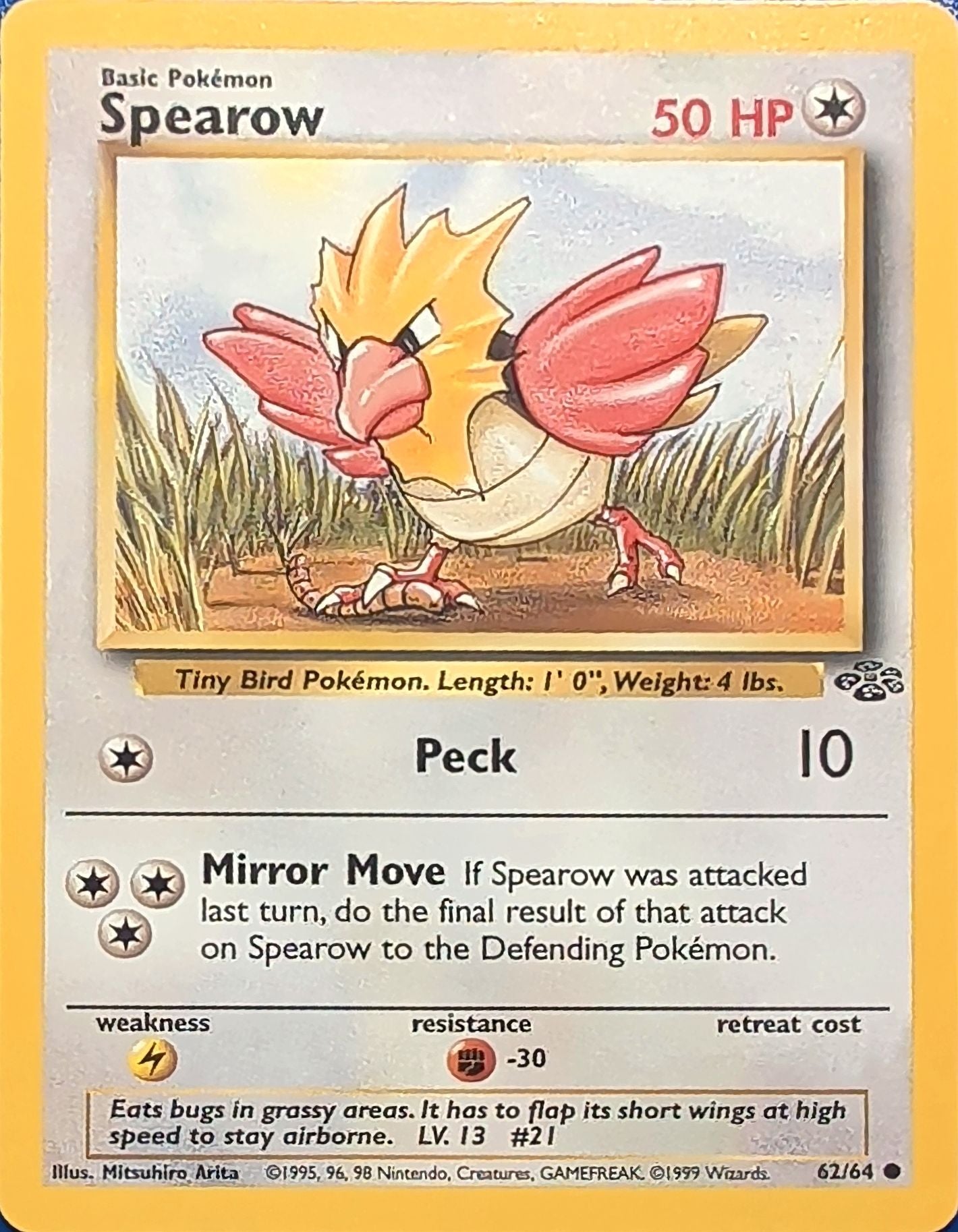 Spearow Common Jungle 62/64 MP