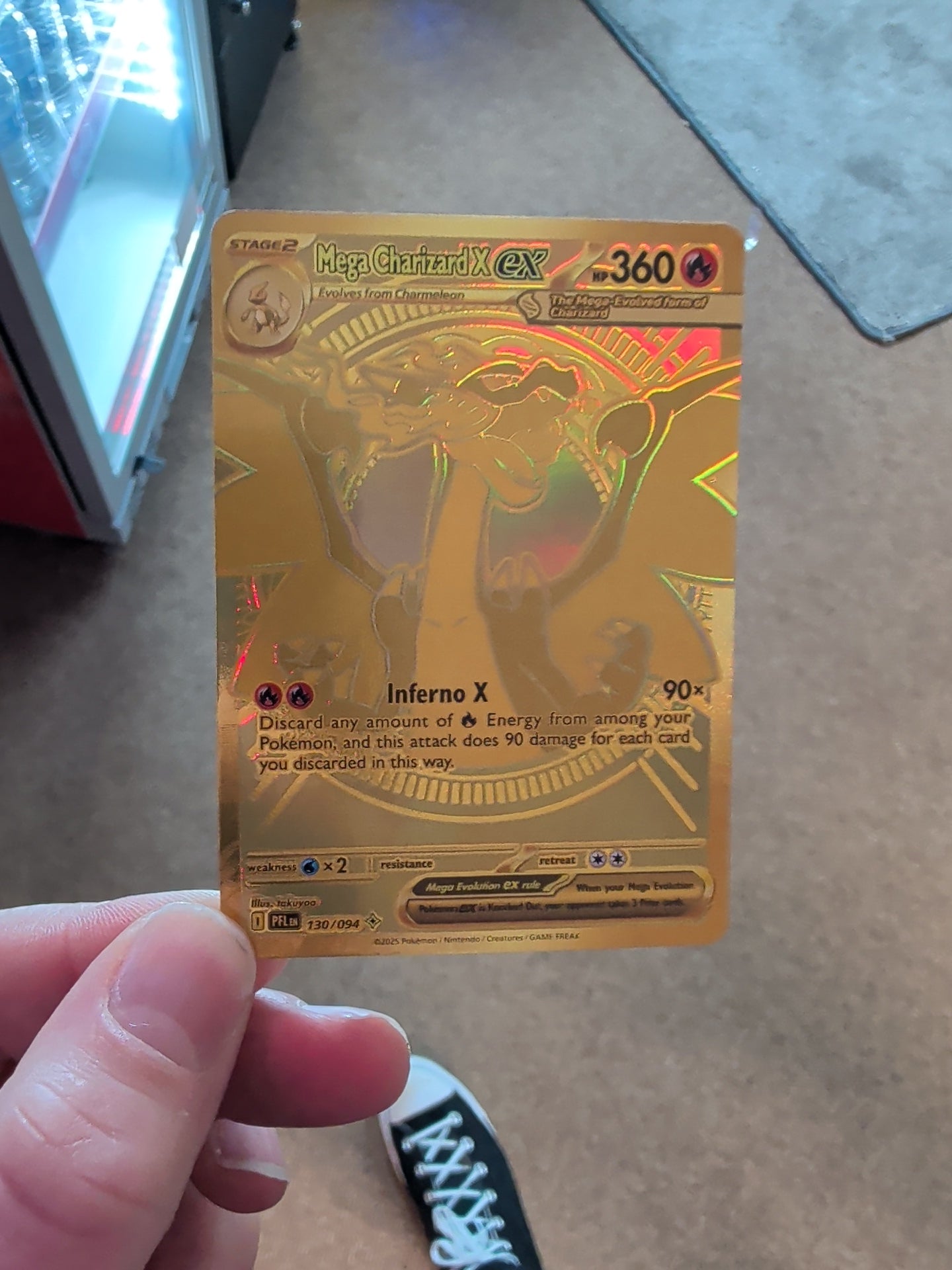 Pokémon Mega Charizard X EX 130/94 Phantasmal Flames