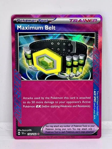 Pokemon Maximum Belt Temporal Forces 154/162 ACE SPEC Rare