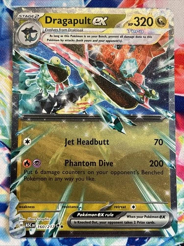 Pokemon Dragapult ex Ascended Heroes 160/217 Double Rare