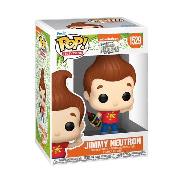 Funko Pop! box featuring Jimmy Neutron from The Fairly OddParents on a white background