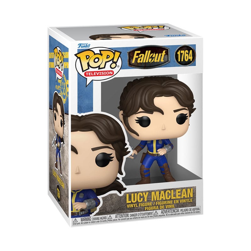 Funko Pop! vinyl figure packaging for Lucy MacLean from Fallout