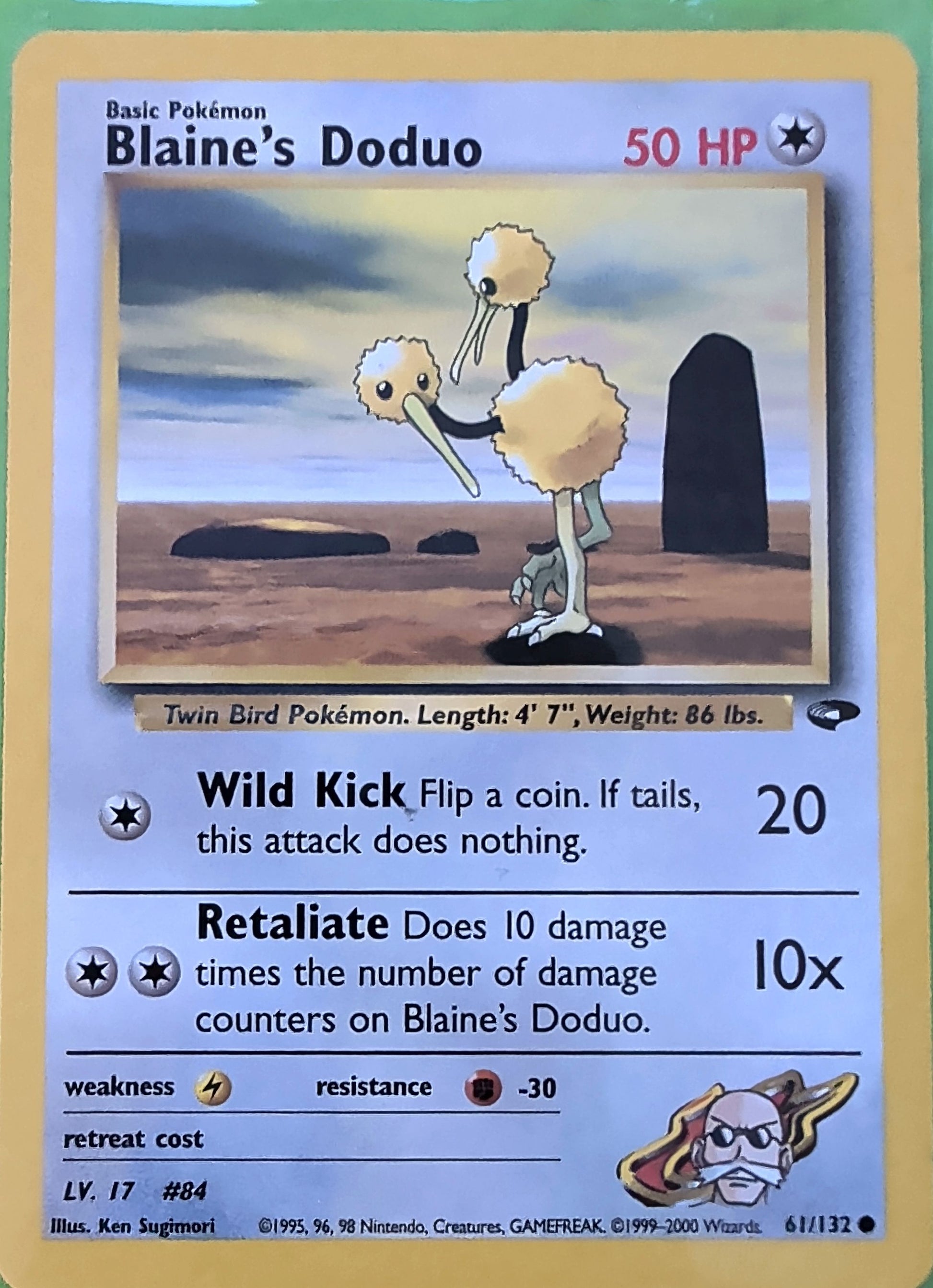 Blaine's Doduo Common Gym Challenge 061/132 MP