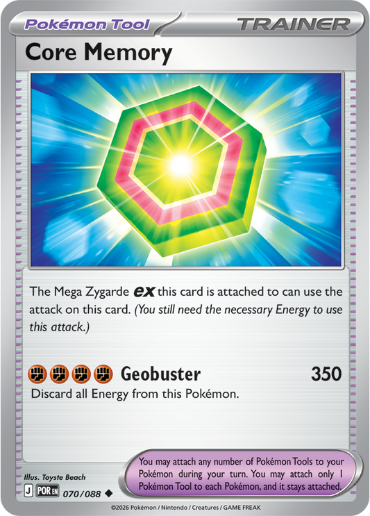 Pokémon trading card featuring a colorful energy symbol and text.