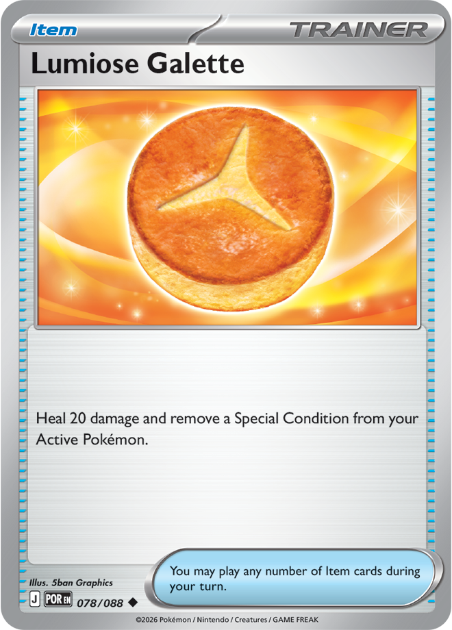 Pokémon Lumiose Galette Perfect Order 078/088